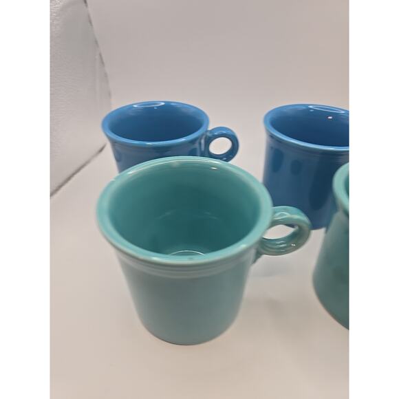 Vintage Fiestaware HLC Homer Laughlin USA Coffee Mugs Lot Of 4 - Picture 2 of 5